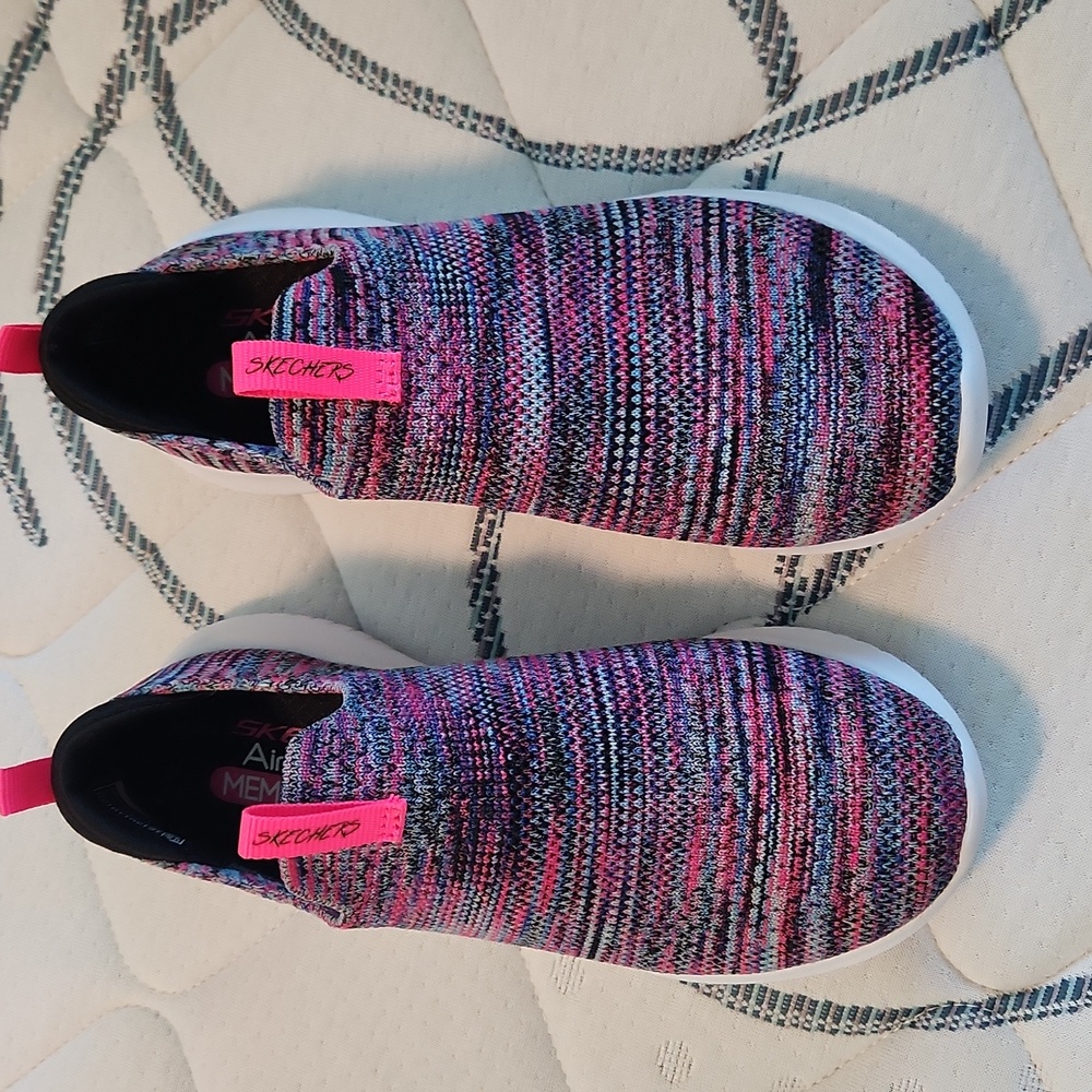 NEW Colorful Skechers Kids Slip-On Shoes